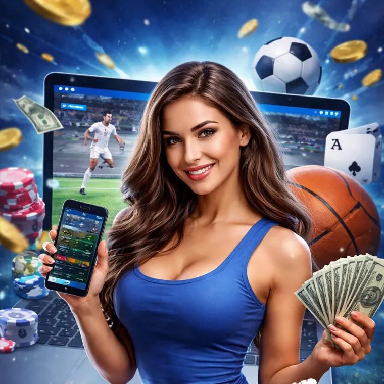 A visual metaphor for warning signs of problem gambling, showing a person contemplating their actions with support elements in the background.