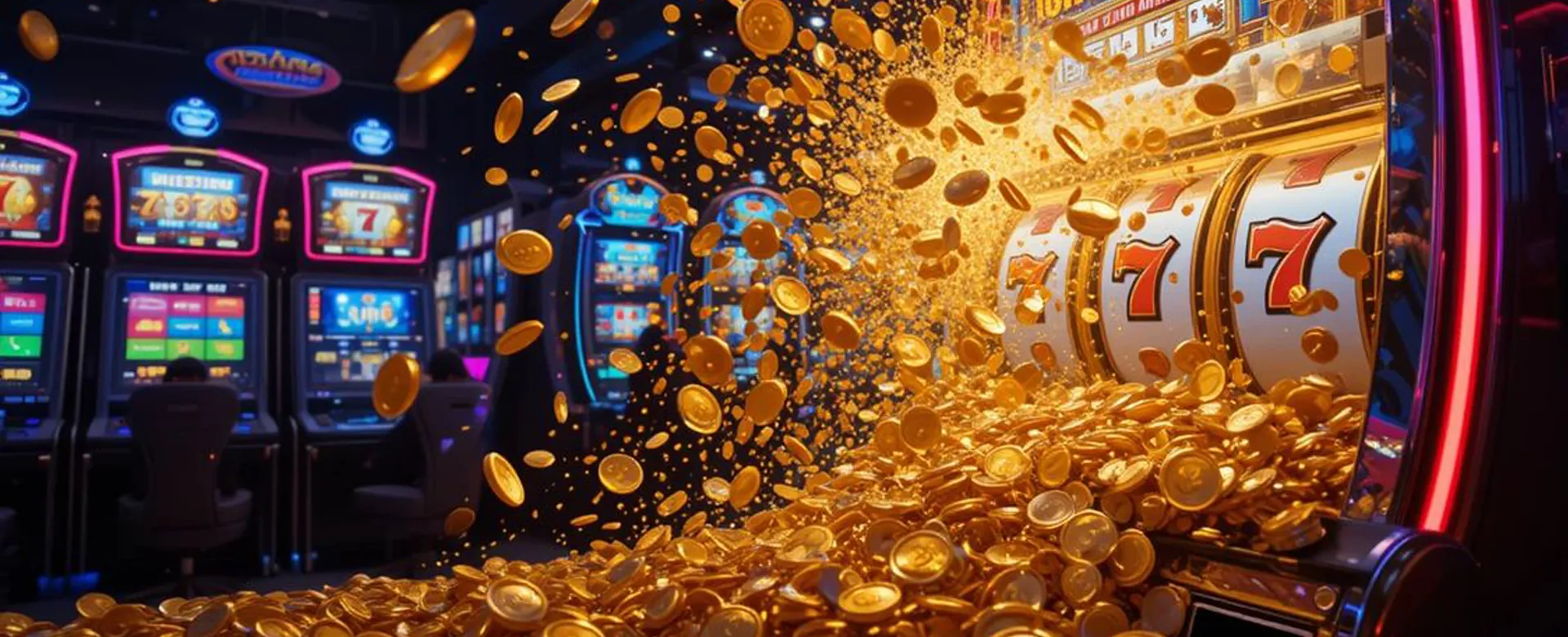 A dramatic visual representing responsible gaming, with elements of control and safety within a luxurious online casino setting.